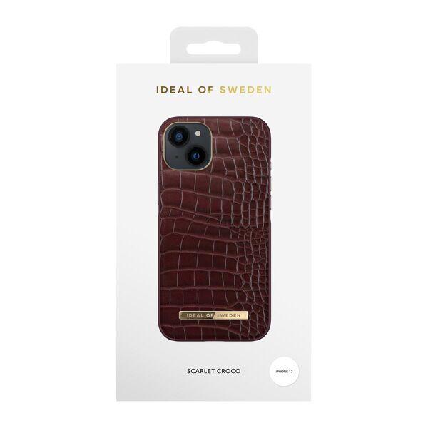 Ideal of Sweden Atelier Case for iPhone 13 (Scarlet Croco